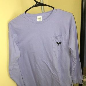 VS PINK LONG SLEEVE TEE !